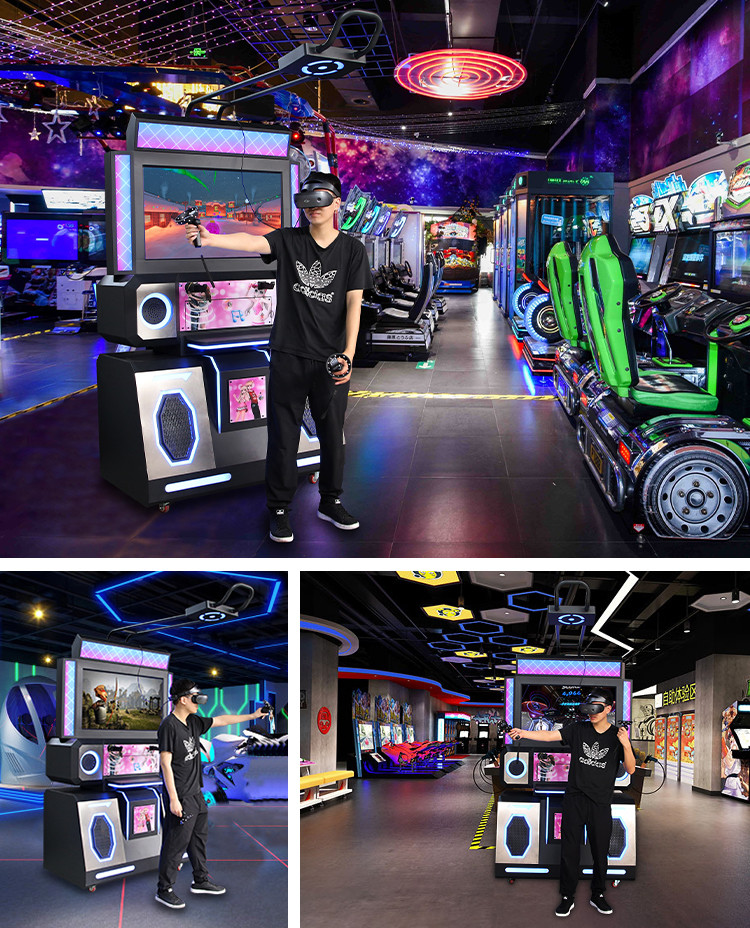 65 Inches Screen 9d VR Machine Shooting Vr Dance Music Game Simulator