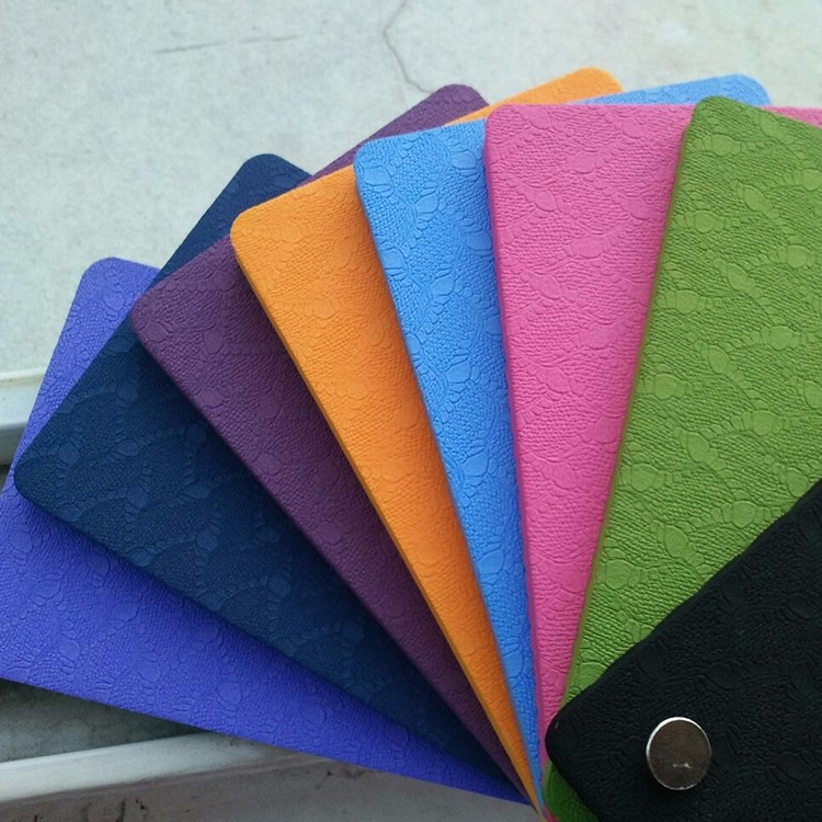 Outdoor Indoor Rubber Sports Flooring , TPE Yoga Sport Mat OEM Service