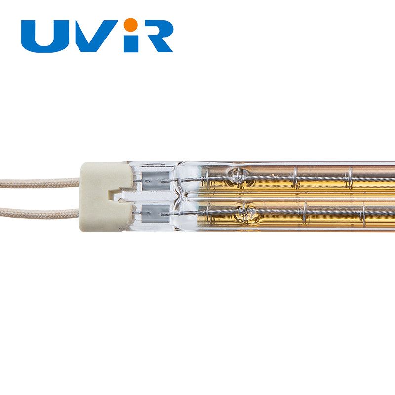 Type C IR Quartz Infrared Lamp Heater Gold Reflector 1400w Heating