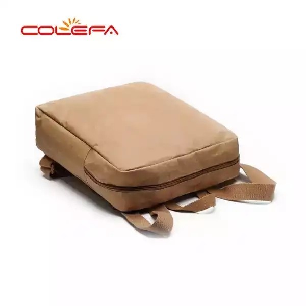Custom Recycled Washable Paper Backpack Waterproof Strong Tough Detachable