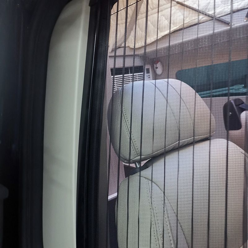 Self-Propelled/Trailer Rvs Prd01 Parabolic Flyscreen Door for RV Truck Camper Motorhomes DIY