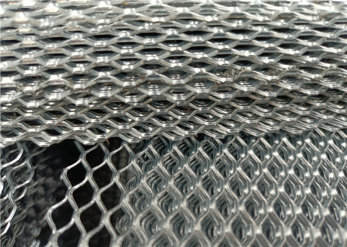 SWD 10mm LWD 25mm Expanded Metal Mesh , Fish Scale Mesh For House Decoration