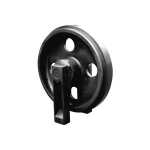 JD450H Dozer Front Idler Assembly with Black/Yellow Color and Casting Technique