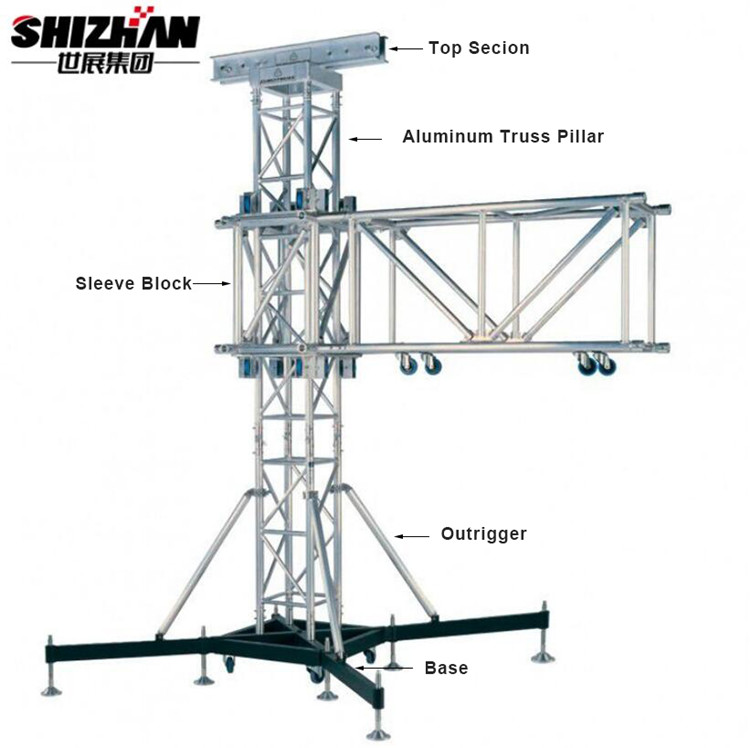 LED Screen Hanging Lighting Truss Music Stage Spigot Bolt Truss