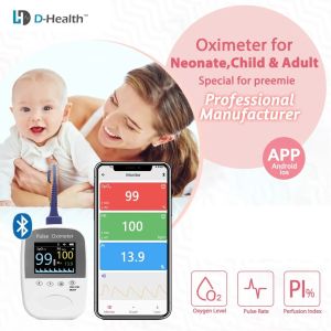 6.3x3.3x1.3 Inches Handheld Digital Pulse Oximeter With SpO2 Range 35 - 100%