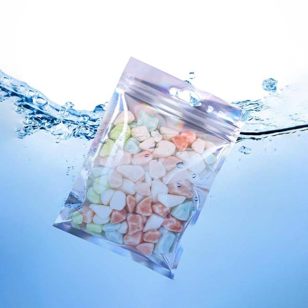 Sterile Waterproof Smell Proof Packaging Bags Clear Lock Candy Stand Up Food