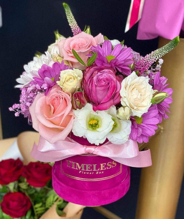 Round Floral Cylinder Boxes Custom Order Accepted for 20*15CM Flower Arrangements