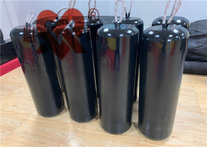 Dia 2m Marine Rubber Fenders Foam Filled Unsinkable design