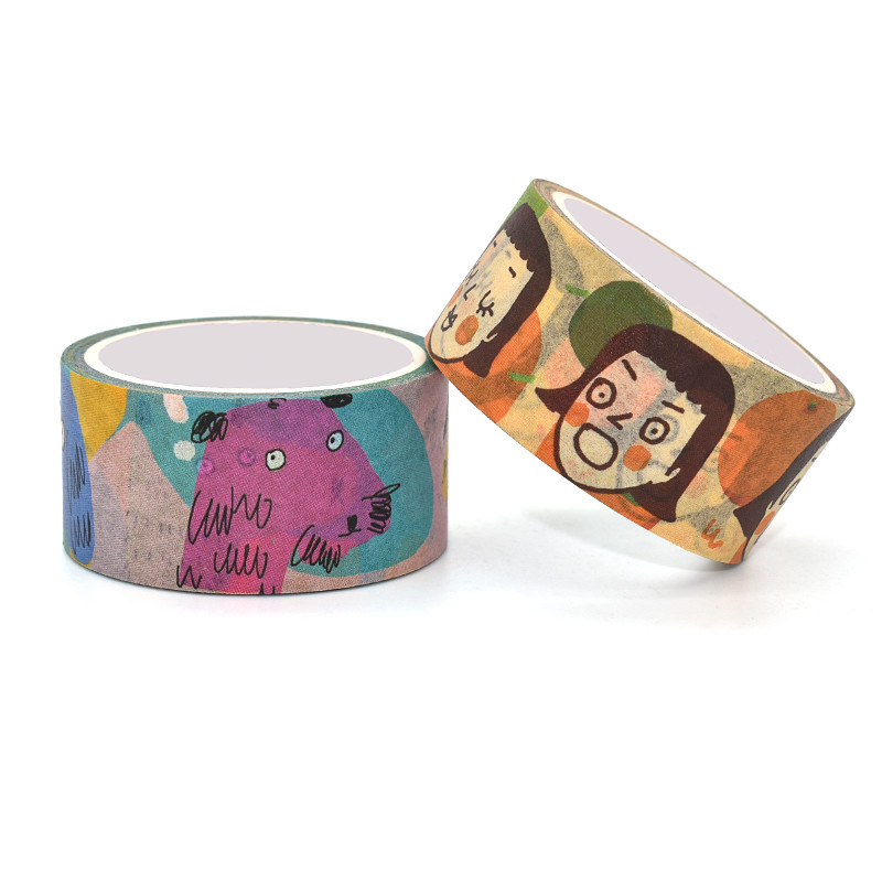 Printed Masking Tape Custom Japanese Decoration Washi Paper Tape