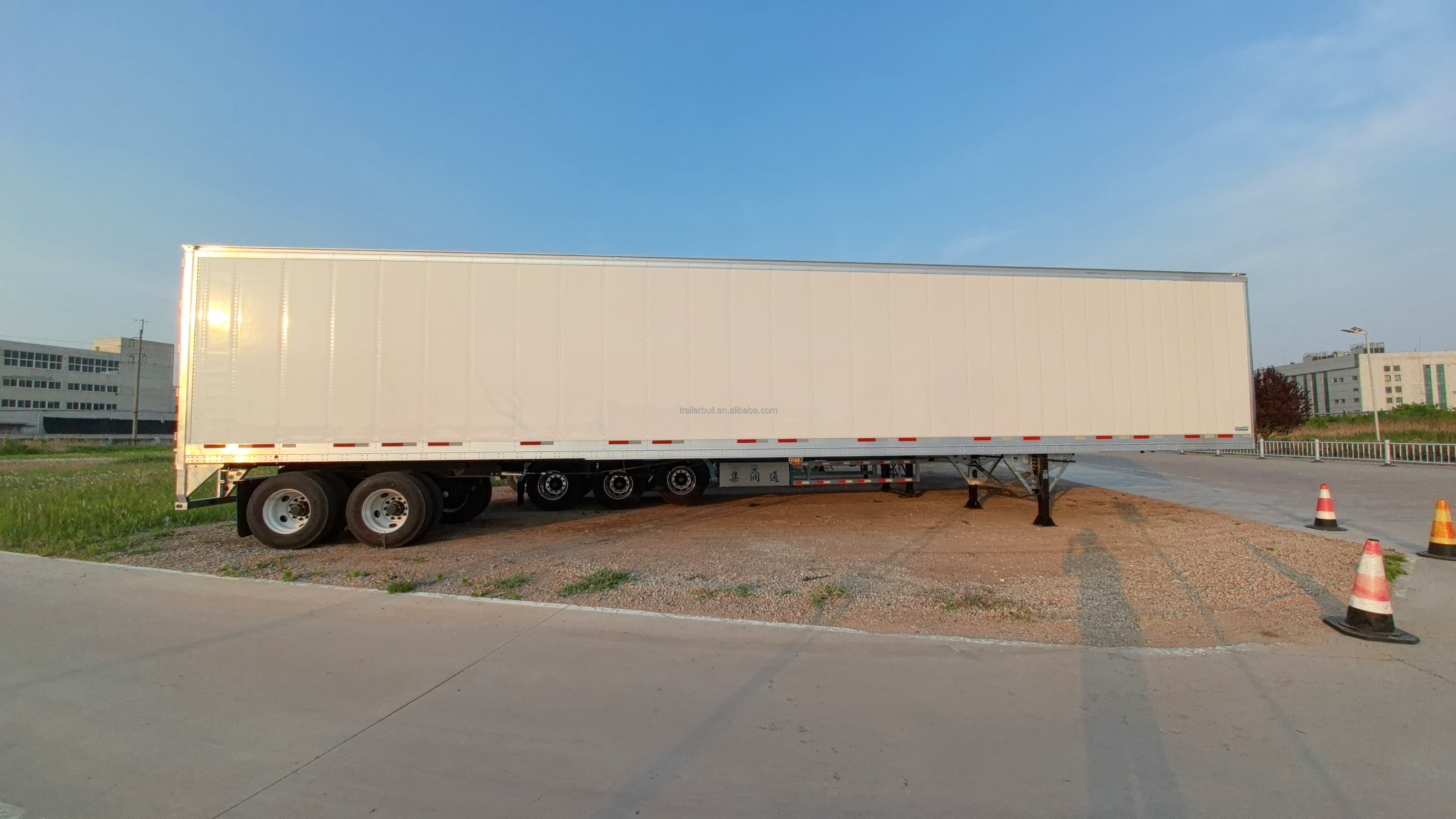 Aluminum Composite Sandwich Insulation Walls 45FT Reefer Semi-Trailer for America Market