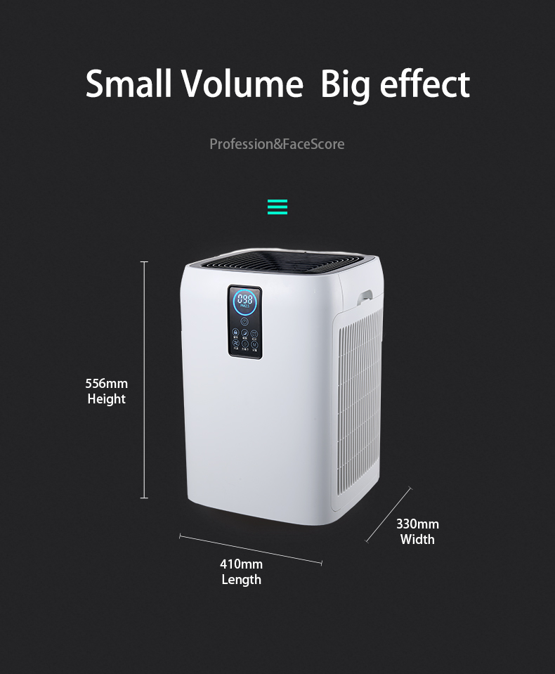 HOMEFISH 2022 Tuya Wifi App Home Appliances UV Hepa Household Oczyszczacz Powietrza Wholesalers Hepa Carbon Filter Air Purifier