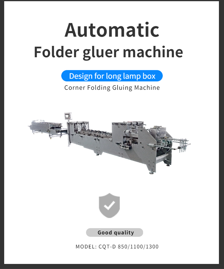 3500 kg Paper Folding Machine for Automatic Folder Gluer Cardboard Box Production
