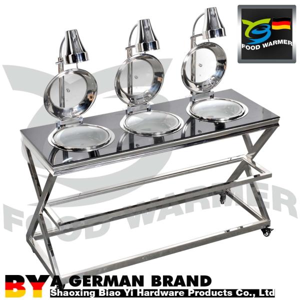Bottom Bearing Mobile Buffet Stations Compact Structure Oil Proof Polishing
