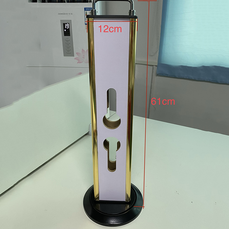 Glass Door Aluminum Alloy Wood Door Type Intelligent Fingerprint Password Display Stand