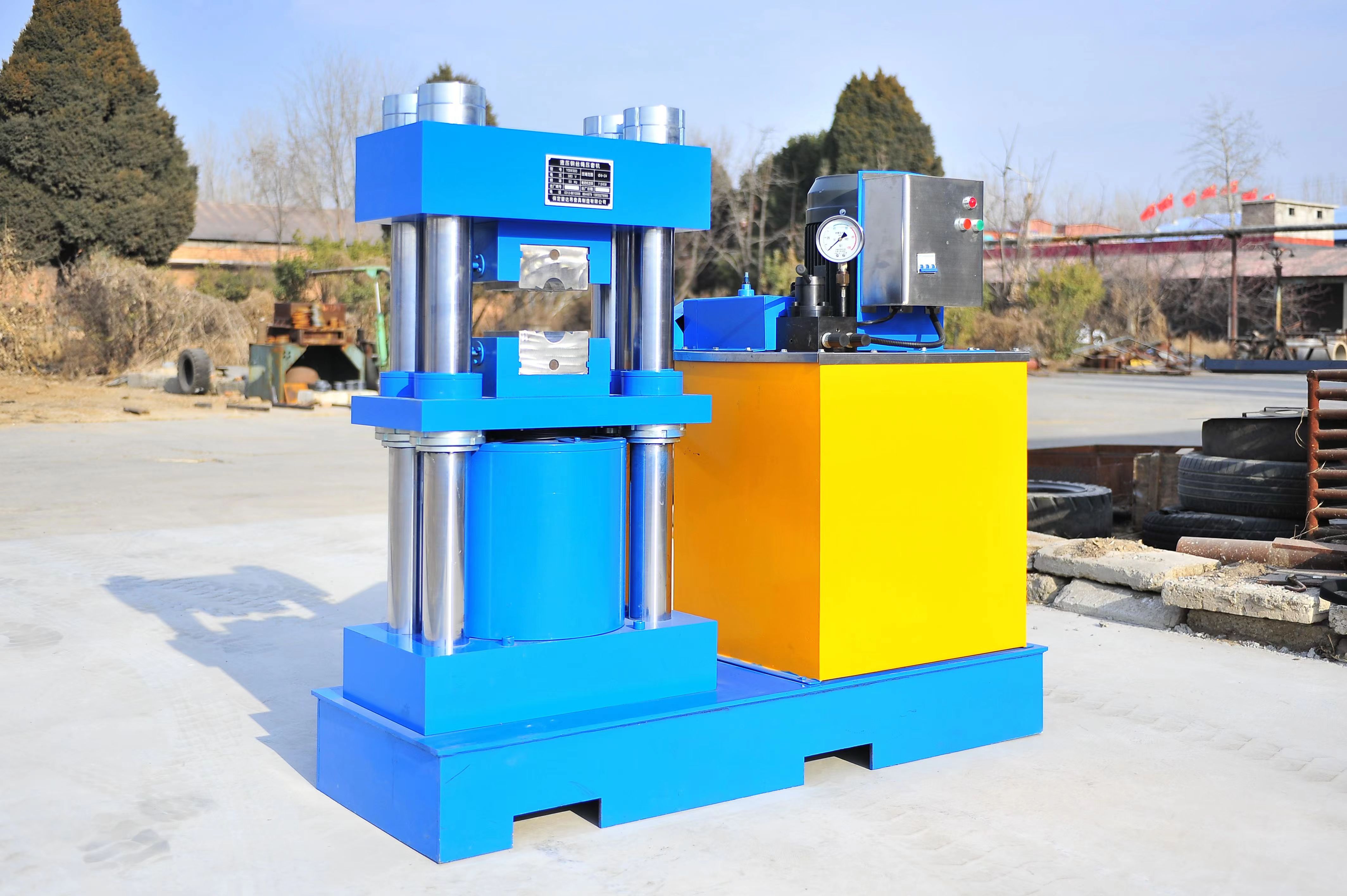 1000KG Hydraulic Steel Cable Pressing Grommet Sling Machine/Wire Rope Press Machine