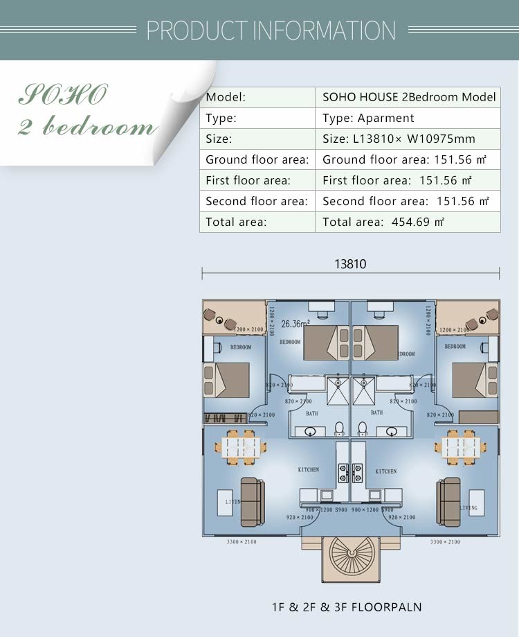 Luxurious Prefabricated Steel House Light Steel Frame Movable Apartment Custom House With New Design