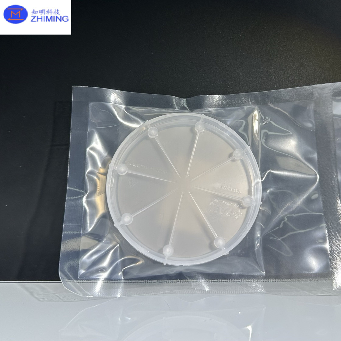 Silicon Carbide Wafer Customized Size Semi insulating SiC Wafers Nearly Colorless Transparent High Pressure Resistance
