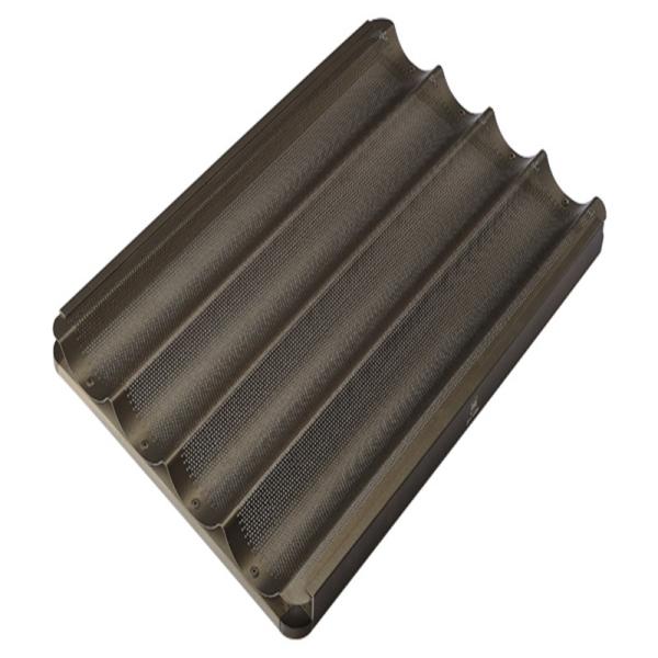 RK Bakeware China Foodservice NSF Nonstick 5 Flute Perforated Aluminum French