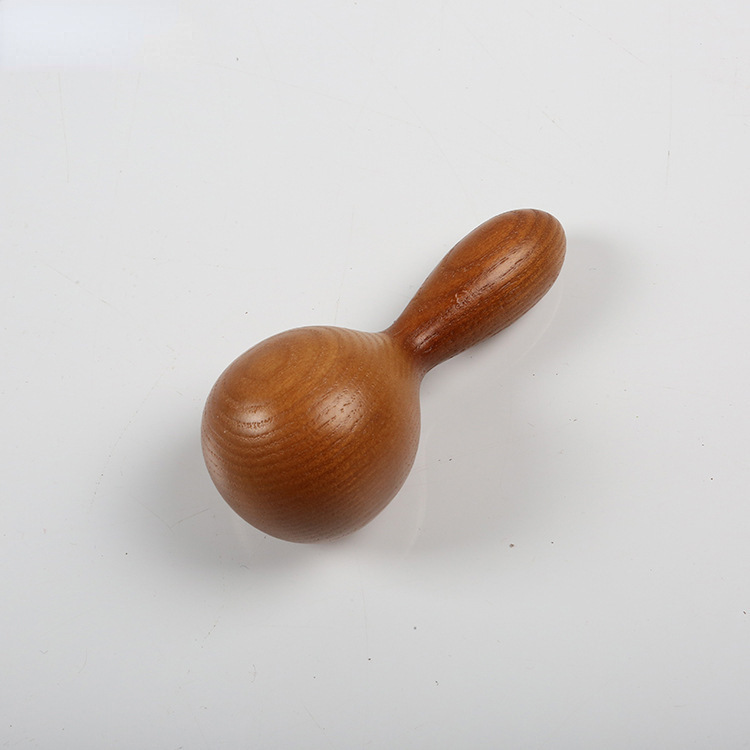 Wooden Handle Gourd Jade Roller for Milk Bath Massage & Facial Essential Oil Whitening Natural Wood Essential Oil Roller