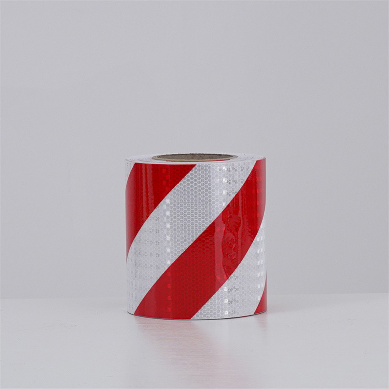 Red White Hazard Ambulance Reflective Tape 2 Inch Self Adhesive