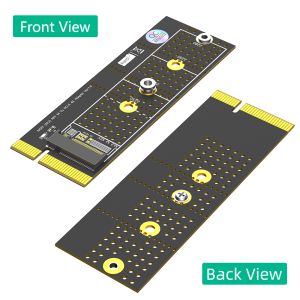 NGFF(M.2) Nvme M Key SSD To PCI- E 1X Adapter With Heatsink vertical Installatio