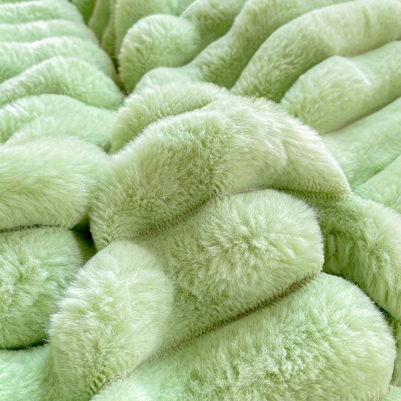Elevate Your Bedding Game with Hot Furry Rabbit Faux Fur Fluffy Plush Duvet Cover Set
