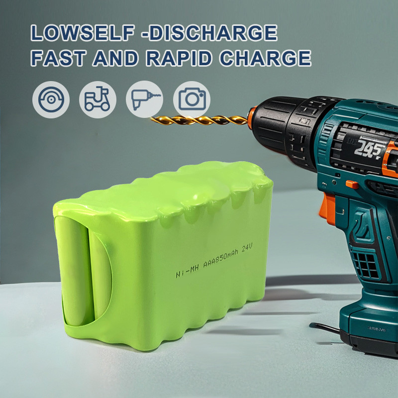 AAA 850mah 24v Ni Mh Battery Pack Nickel Metal Hydride Batteries For Power Tool