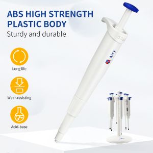 50μL Manual Adjustable Pipette Laboratory Micropipette Single Channel Pipettor