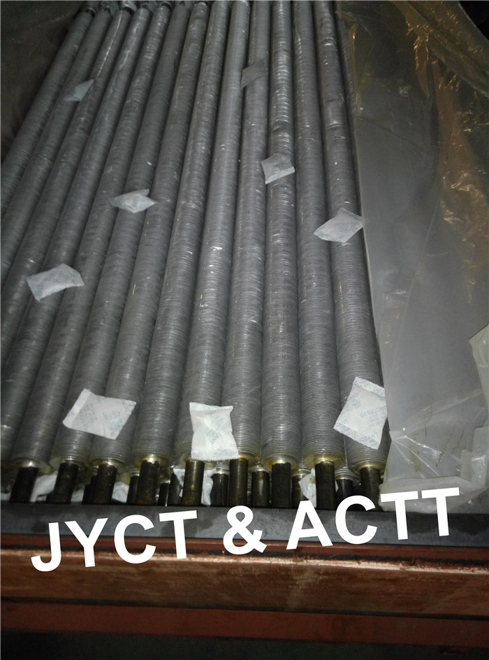 Extruded Fin Tube For Heater Or Heat Exchanger Parts With 2.1-5.0mm Fin Pitch
