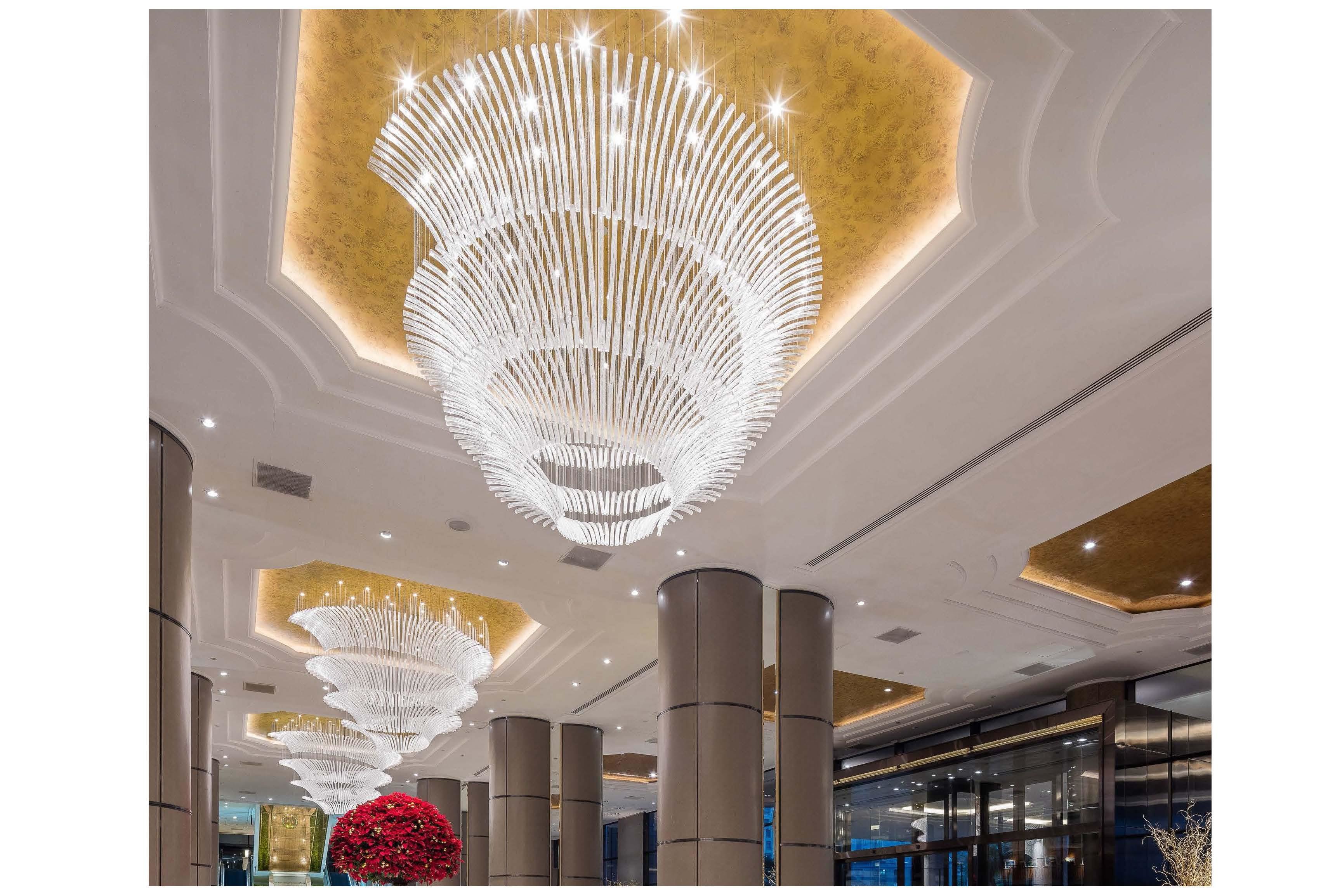Creative Art Luxury Custom Led Chandelier For Hotel
