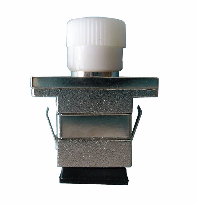MM OM4 SC PC Flange Optical Fiber Adaptor Simplex Aqua