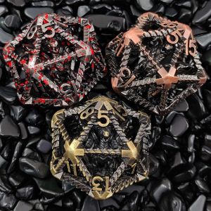 20 Sided Metal Hollow Dice D20 Large-Scale DND Polyhedral RPG Dungeons And