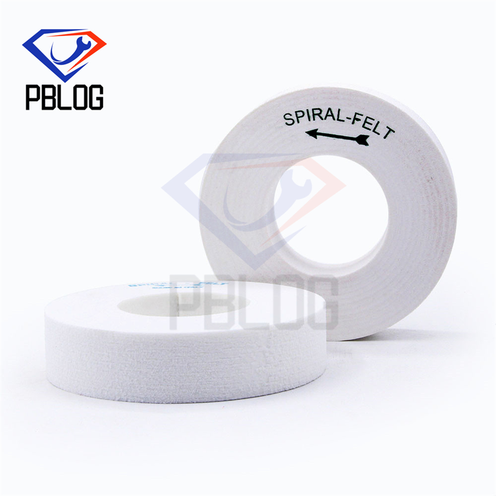 High quality edge processing tools Spiral Sanded Wheels felt polishing disc