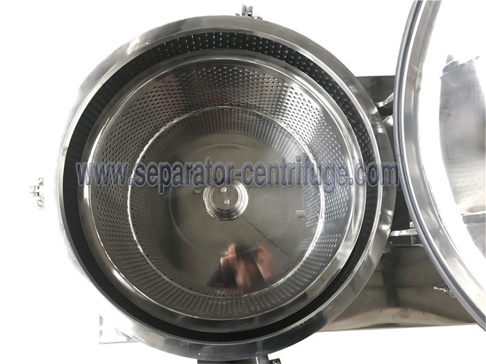 Jacketed Flooded Vertical Centrifuge For Closed Loop Alcohol Extraction System