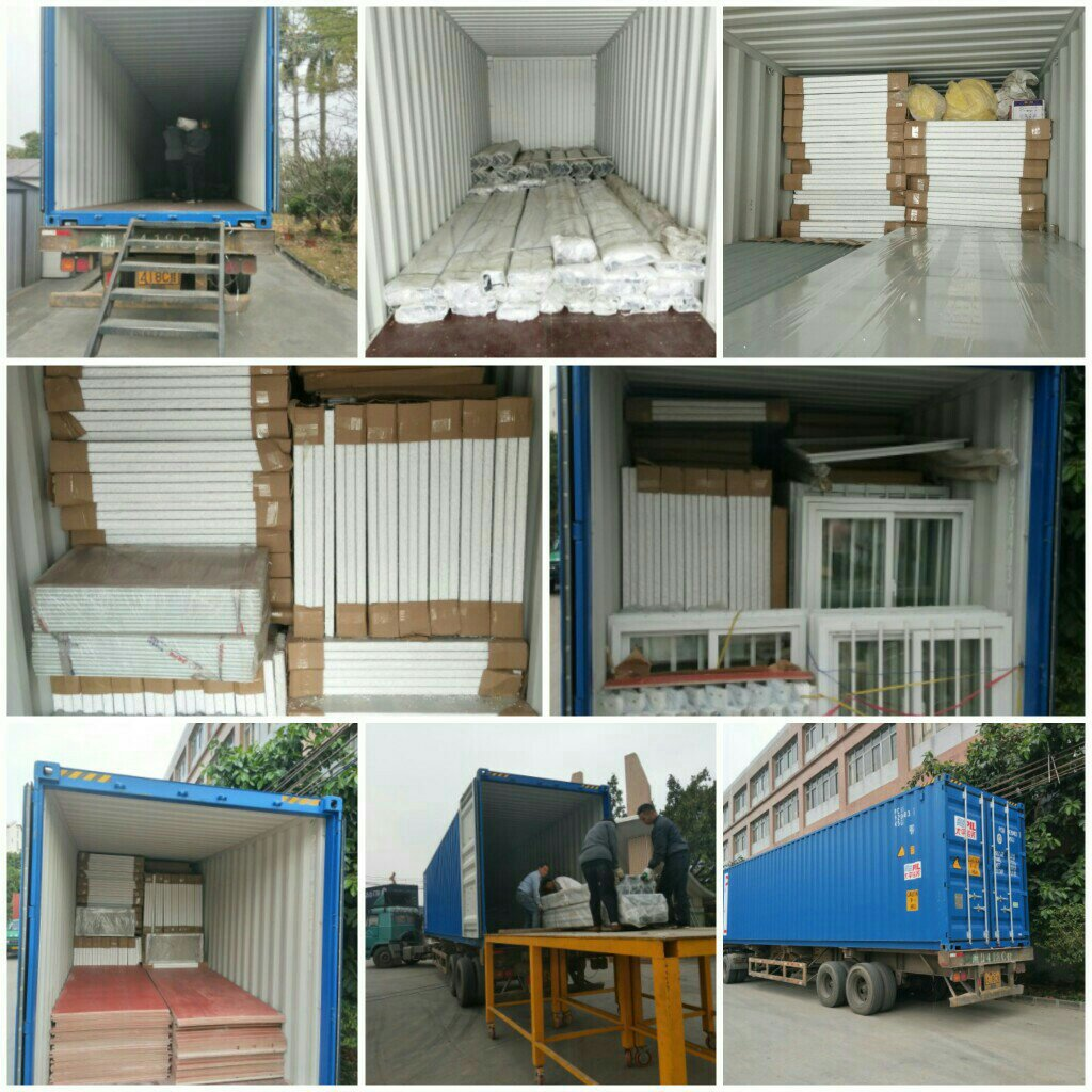 Prefabricated Container Houses On Construction Sites Temporary Labor Dormitory