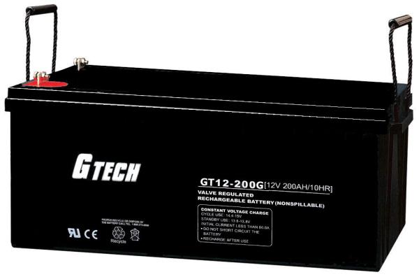 Deep Cycle Solar Panel GEL Battery , 65-200Ah Power Storage Battery For Solar