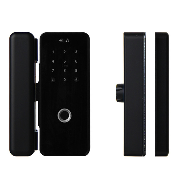 Smart Glass Door Fingerprint Lock / Apartment Electronic Door Locks