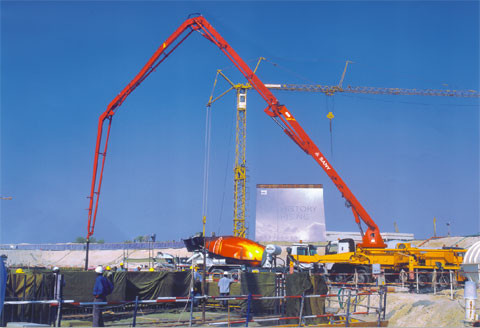 85km/H 66m Truck Mounted Concrete Pump SY5631THB 660C-8