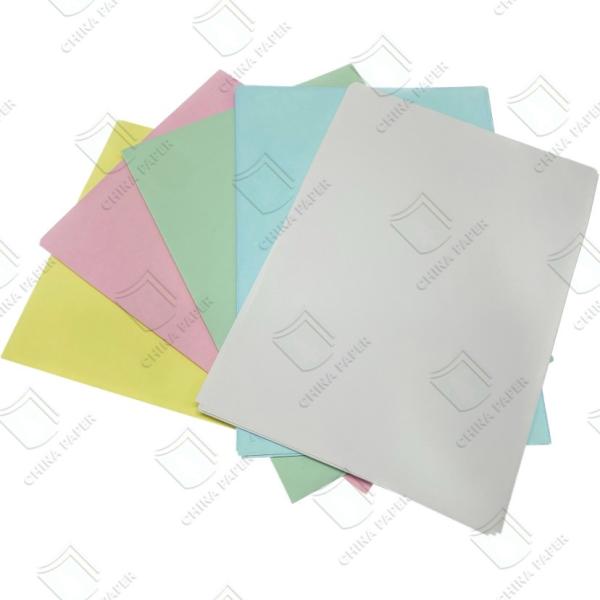 Carbonless Printing Paper/NCR Paper 50GSM White/Pink/Yellow/Green/Blue for