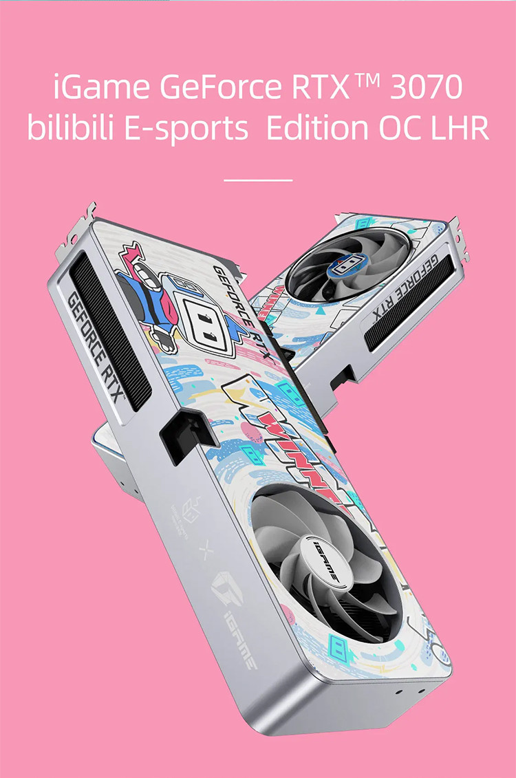 LHR Dedicated Graphics Card IGame GeForce RTX 3070 Bilibili E Sports Edition OC 8GB