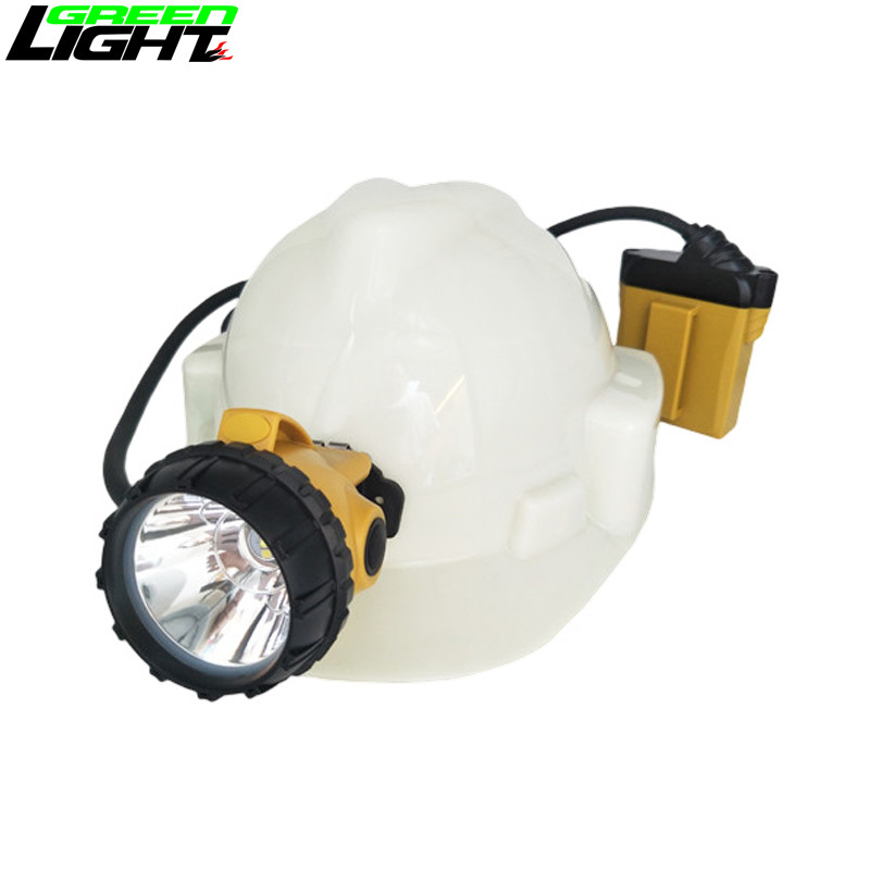 Impact Resistant Coal Miner Headlight Rechargeable 25000 Lux For Mining
