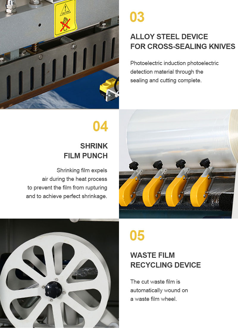 Perfume box machine wrapping machine pof film packaging heat shrink packaging machine thermal shrink packaging