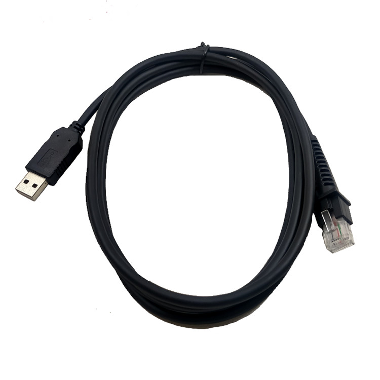 Flexible Barcode Scanner Cables 7ft Ps2 Kwb Keyboard Wedge To Usb