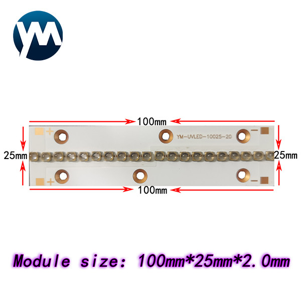 high power uv curing led light lamp 385nm 60w UV LED Linear curing high power led module