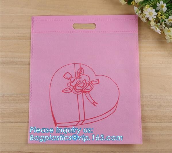 Cheap 100% New Recyclable Whole Bag Heat Sealed Machine Made PP Non Woven Bag with Strip, bagplastics, bagease, pak, pkg