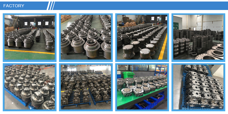 Belparts excavator spare parts  travel gearbox with motor GM05 TM05 final drive PC45 hydraulic travel motor assy