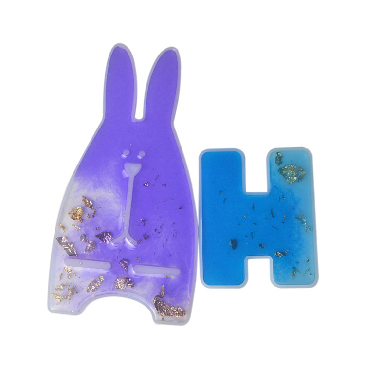 Silicone Molds For Mobile Holder 9pcs Colorful Cartoon Pattern Resin Moulds Epoxy Jewelry