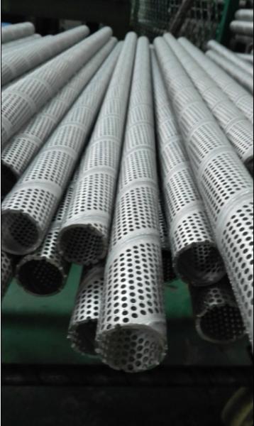 stainless steel spiral tube spiral welded 316L perforated air center core center