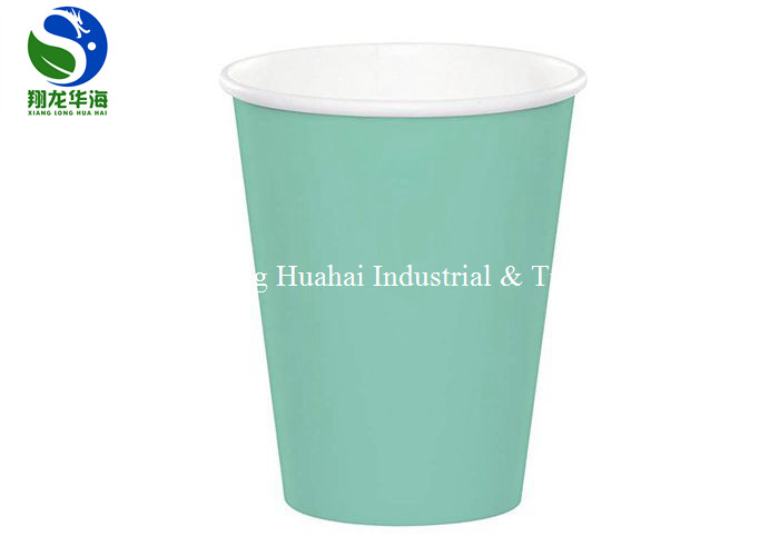Waterproof Cold Drink Paper Cups , Compostable Biodegradable Paper Cups For Cold Drinks