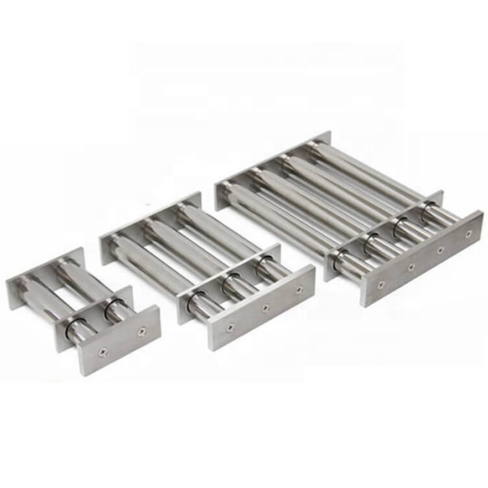 Cutting-Grade Magnetic Grate Separators for Food Industry Easy Clean Square Magnet